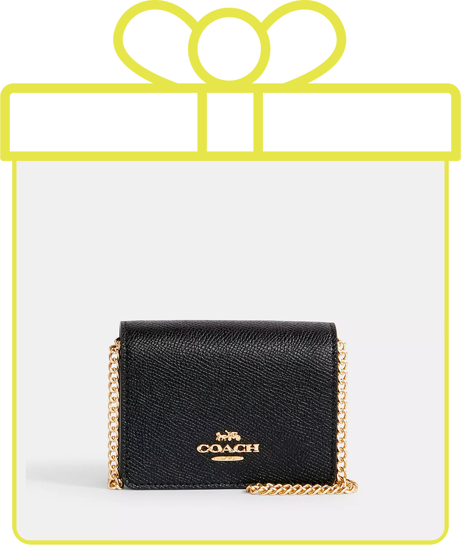 COACH Mini Wallet on a Chain